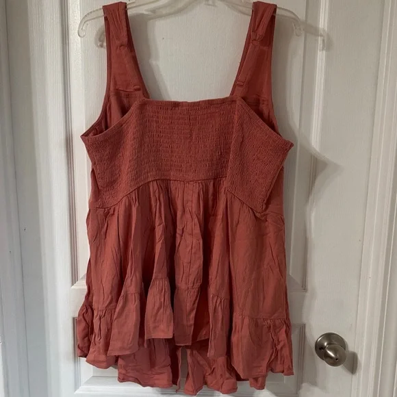 Torrid Sleeveless Button-Down Blouse - Terracotta - Picture 4 of 4